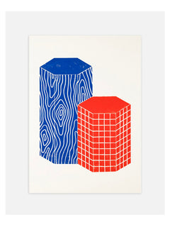 Blue and Red cube