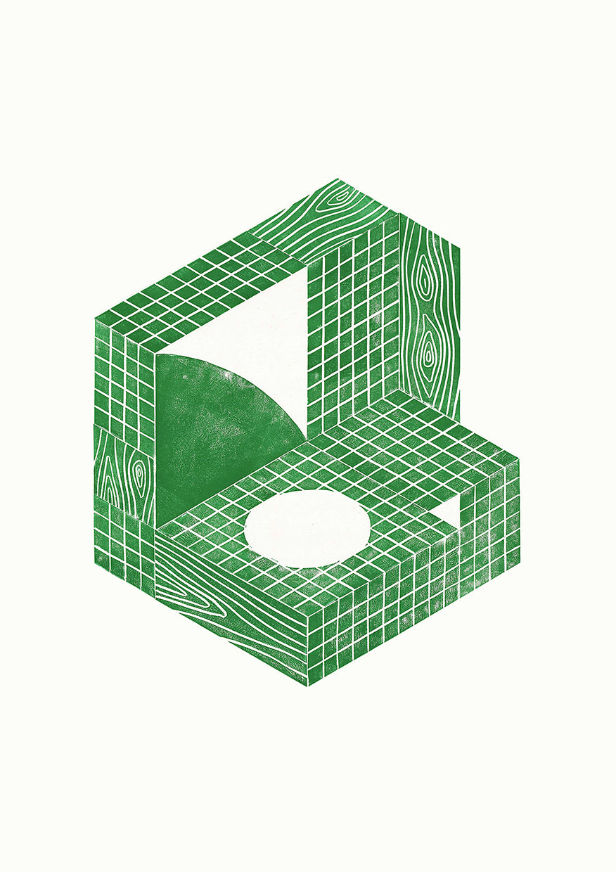 Cube green - BUROMURO