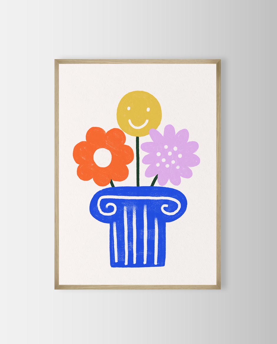 Flowers make me smile