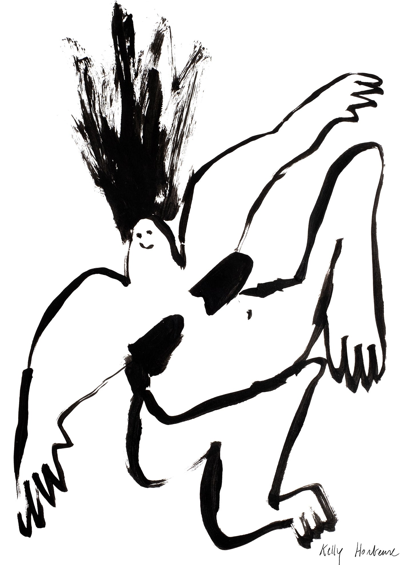 Kelly Hortense — Chaos is mijn ritme — Framed