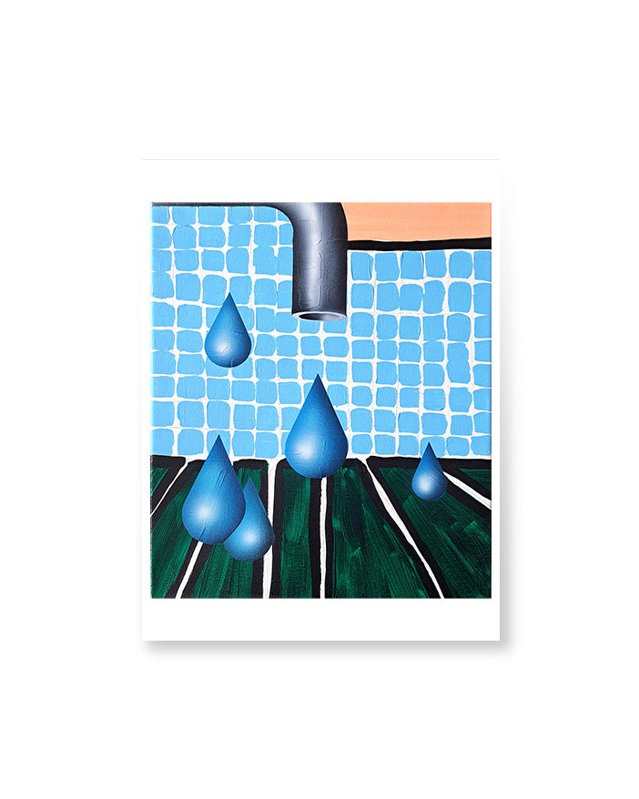 Elise Willems — Crying in the shower — Framed