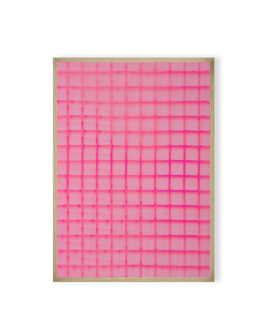 Moving Grid - Pink