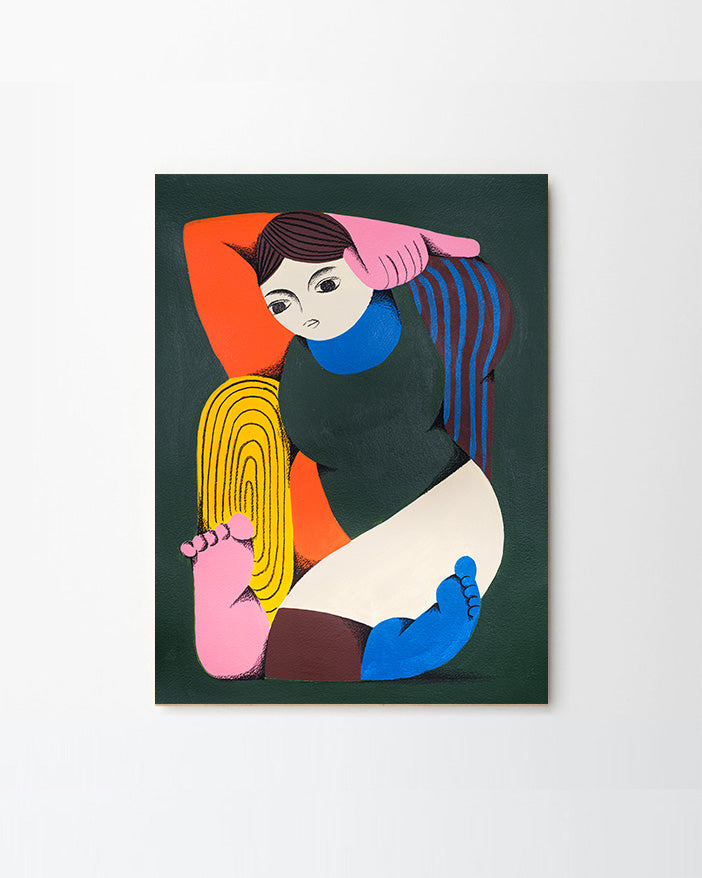 Elise Vandeplancke — Woman  — Framed