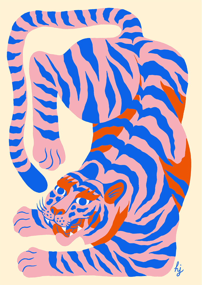 Tiger Pink by Hélène Jacobs