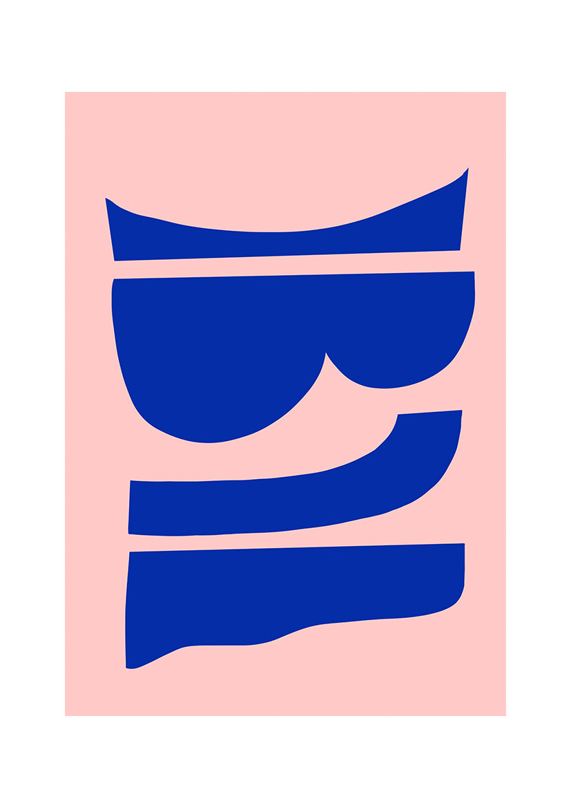 Pink and blue